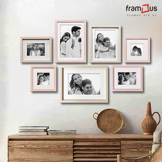 Wall of 7 Frames - WO7F02A - Mix