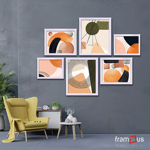 Wall of 6 Frames - WO6F02 - 4502