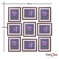 Wall of 9 Frames - WOF10R9  - 2005
