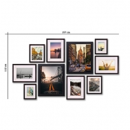 Wall of 10 Frames - WO10F03 - Mix