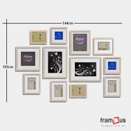 Wall of 12 Frames - WO12F02 - 2005