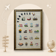Magnet Frame 4543 Size 50x75 cm