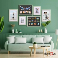 Wall of 6 Frames - WO6F03 - Mix