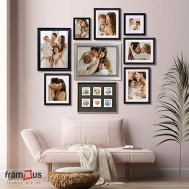 Wall of 9 Frames - WO9F02 - Mix