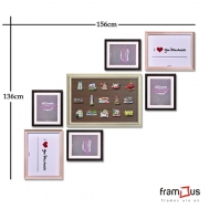Wall of 7 Frames - WO7F07A - Mix