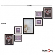 Wall of 7 Frames - WO7F06 - Mix