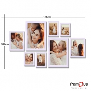 Wall of 8 Frames - WO8F07 - MIx